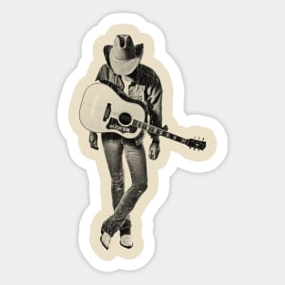 Dwight Yoakam Retro Sticker